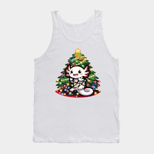 Axolotl Christmas Tank Top